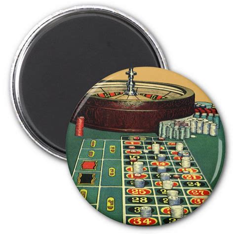 casino roulette magnet/